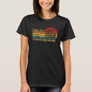 T-shirt 54 Ans Rétro Anniversaire Légende depuis Juillet 1