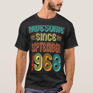 T-shirt 54e anniversaire 54 ans stupéfiant depuis septembr