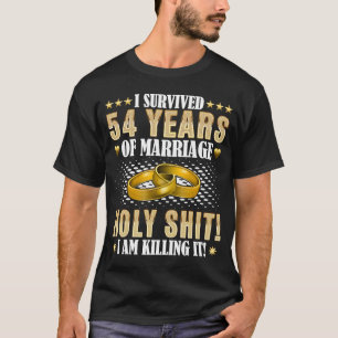 T-shirt 54e anniversaire de mariage des Mariages 54 ans