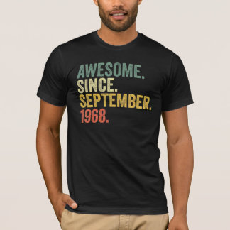 T-shirt 54e anniversaire stupéfiant depuis septembre 1968