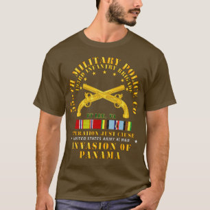 T-shirt 555e Police militaire Co 193e IN BDE Ft Lee w Svc