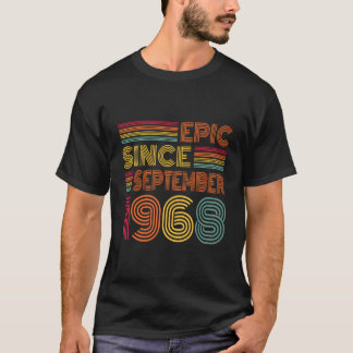 T-shirt 55 Ans Epic Depuis Septembre 1968 55E Anniversaire