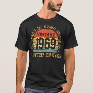 T-shirt 55 Décorations Anniversaires Hommes 55E Anniversai