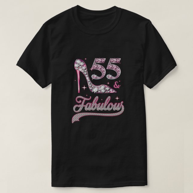 T-shirt 55 Et Fabuleux 55 Ans 1964 55e Anniversaire Gi (Design devant)