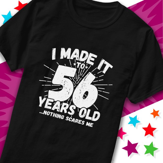 T-shirt 56 Ans Mème sarcastique vieux drôle 56ème annivers (Créateur téléchargé)