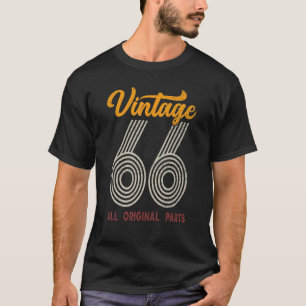 T-shirt 56 ans Vintage 1966 56e anniversaire Décoration
