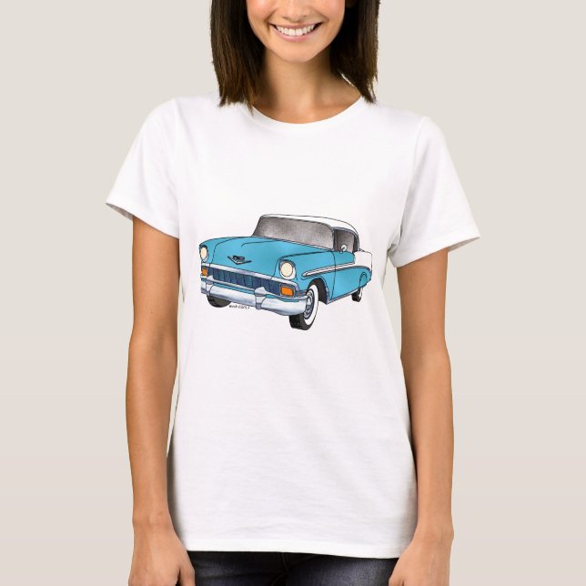 T-shirt 56 Chevrolet Belair (Devant)