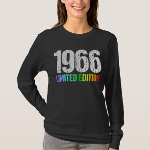 T-shirt 56e anniversaire Dames Mens 56 ans 1966 8