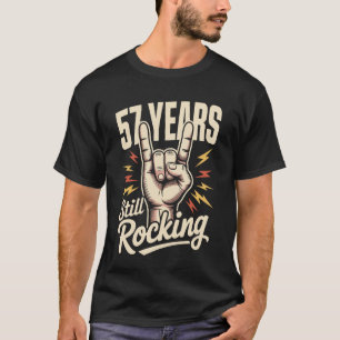 T-shirt 57 Ans Toujours Qui Déchire Pour 57e Anniversaire