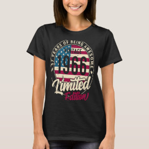 T-shirt 57e anniversaire Vintage 1966 Groupe d'Anniversair