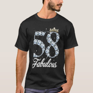 T-shirt 58 Ans C'Est Mon 58e Anniversaire Reine Diamond He