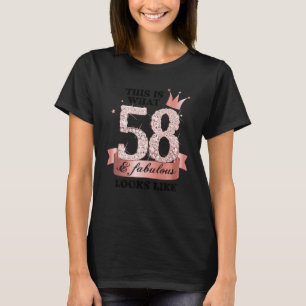 T-shirt 58 & Fabuleux I Rose Et White Party Group Candid