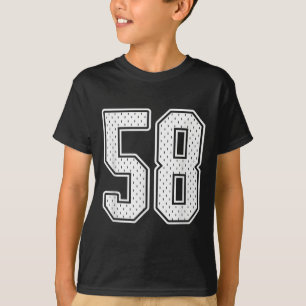 T-shirt #58 Vintage blanc 58 Ventilateur sportif Jersey St