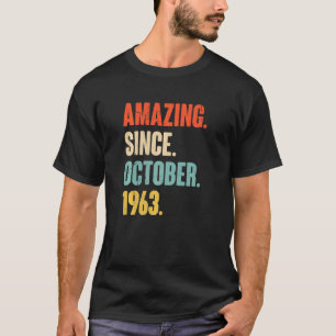 T-shirt 59 ans 59e anniversaire Extraordinaire depuis le 1
