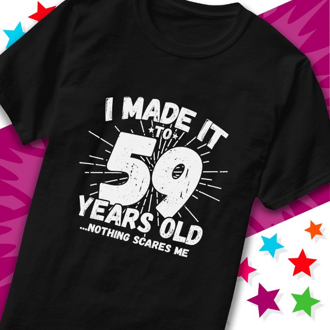 T-shirt 59 Ans Mème Sarcastique drôle 59ème Anniversaire (Créateur téléchargé)