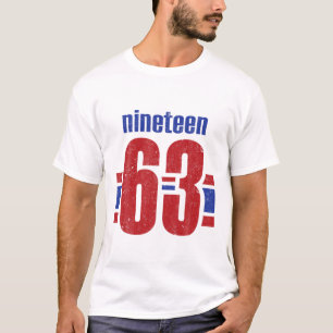 T-shirt 59 Ans Né En 1963 Vintage Ninen 63 59E Bir