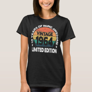 T-shirt 59 ans Vintage 1964 59e anniversaire