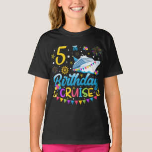 T-shirt 5 Anniversaire Croisière B-Day Fille