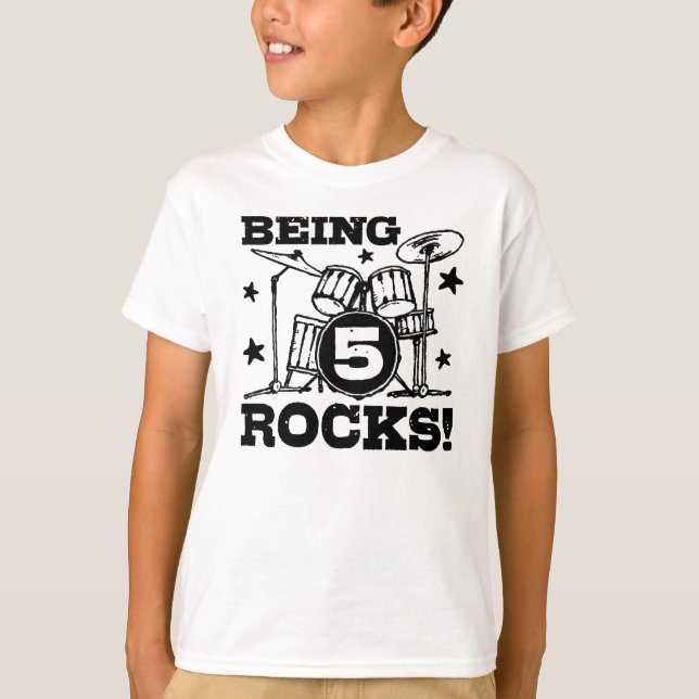 T-shirt 5 ans (Devant)
