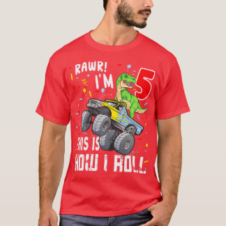 T-shirt 5 Ans 5E Anniversaire Garçon