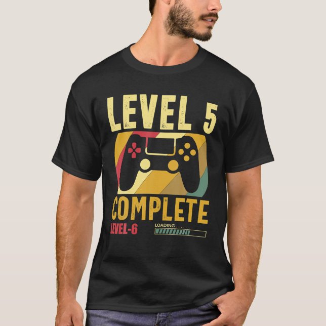 T-shirt 5 ans Anniversaire du Mariage 5 ans Marié Niveau 5 (Devant)