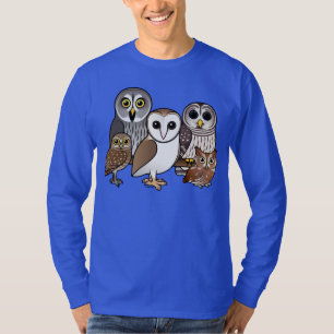 T-shirt 5 hiboux de Birdorable