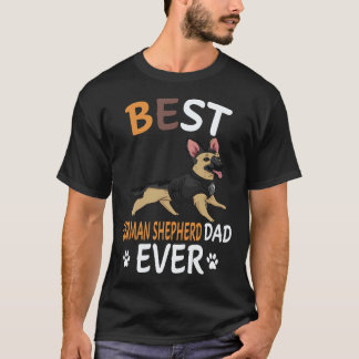 T-shirt 5 Meilleur Père Berger Allemand de Tous les Temps 