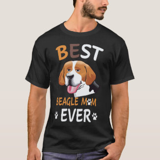 T-shirt 5 Meilleure Maman Beagle de Tous les Temps Beagle