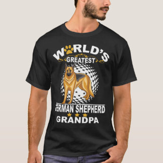 T-shirt 5 Meilleurs Papas Berger Allemand du Monde
