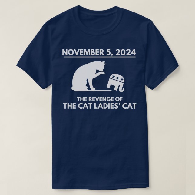 T-shirt 5 Novembre 2024 La Revenge Des Chats Dames Chats (Design devant)