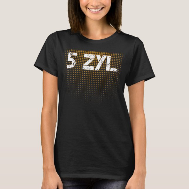 T-shirt 5 Réglage du moteur à cylindre Tuner de voiture 1 (Devant)