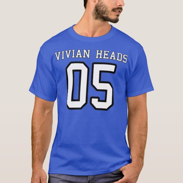 T-shirt 5 Têtes viviviennes - Essais viviviennes (Devant)