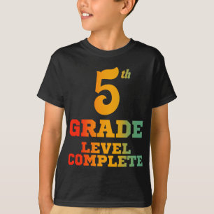 T-shirt 5e année Niveau Terminé Graduation 2025 Classe