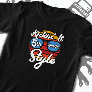 T-shirt 5e année Première journée 5e année Retour à l'écol