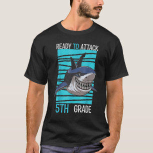 T-shirt 5e année prête à attaquer 5e année scolaire Jour T