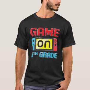 T-shirt 5E Année Retour À L'École Drôle Cinquième Étudiant