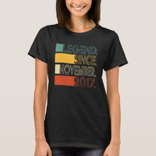 T-shirt 5e anniversaire 5 ans légende depuis novembre 2011