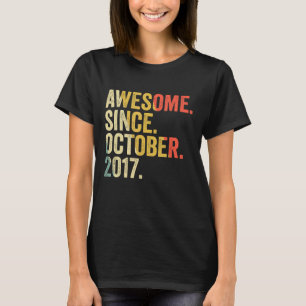 T-shirt 5e anniversaire 5 ans stupéfiant depuis le 20 octo
