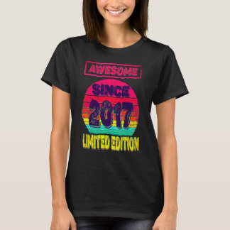 T-shirt 5e anniversaire stupéfiant depuis 2017 5ans