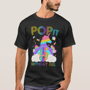 T-shirt 5e anniversaire Unicorn Fidget Pop It Birthday Gir
