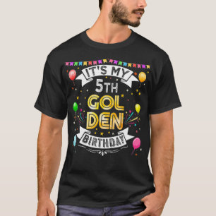 T-shirt 5e fête d'anniversaire C'est mon 5e anniversaire G