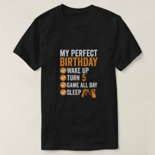 T-shirt 5e tour 5 Mon parfait jeu d'anniversaire