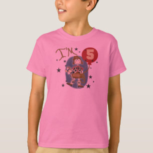 T-shirt 5ème Anniversaire de cow-girl