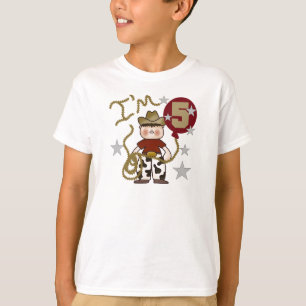 T-shirt 5ème Anniversaire de cowboy
