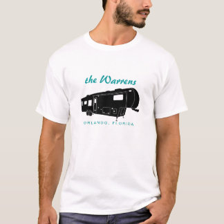 T-shirt 5ème Graphique de silhouette de la roue rv
