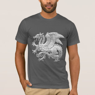 T-shirt [600] Dragon islandais, Landvættir [argent]