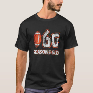 T-shirt 60 Ans 60E Saisons De Football Vieux Funny Footbal