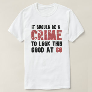 T-shirt 60 Ans Amusant 60e Anniversaire Distressé