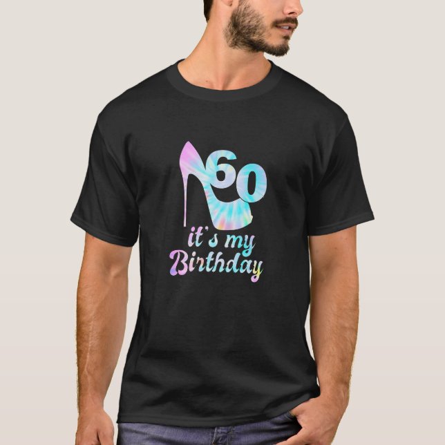 T-shirt 60 ans C'est mon 60e anniversaire Pink Funny Chaus (Devant)