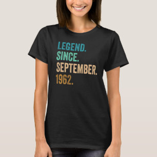 T-shirt 60 ans de légende depuis septembre 1962 60e oiseau